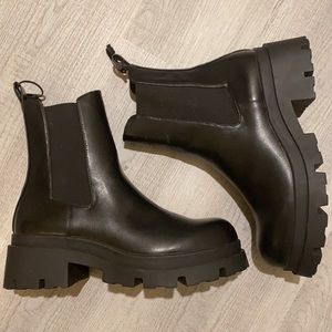 NEW ZARA Chunky Combat Boots Size 41/US 10